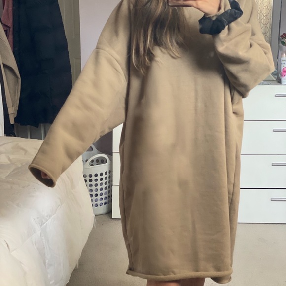 OAK + FORT oversized sweatshirt dress - Picture 3 of 3